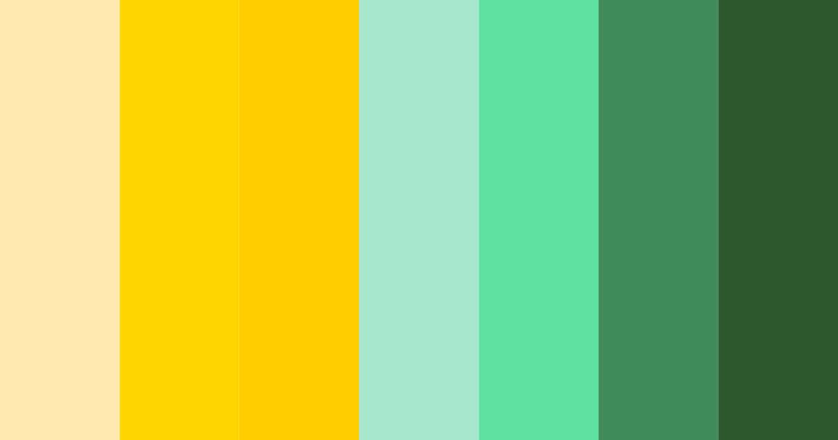 Download sunshine garden color palette PNG image (landscape)