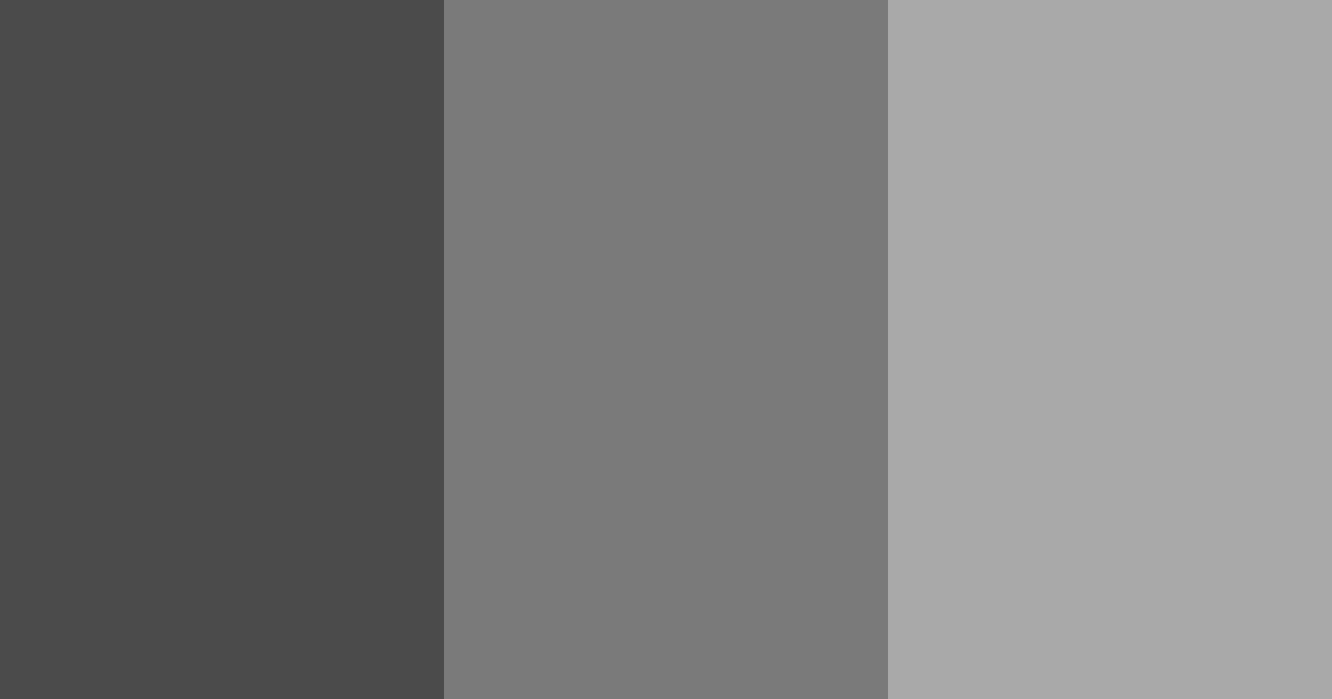 Download shades of gray color palette PNG image (landscape)