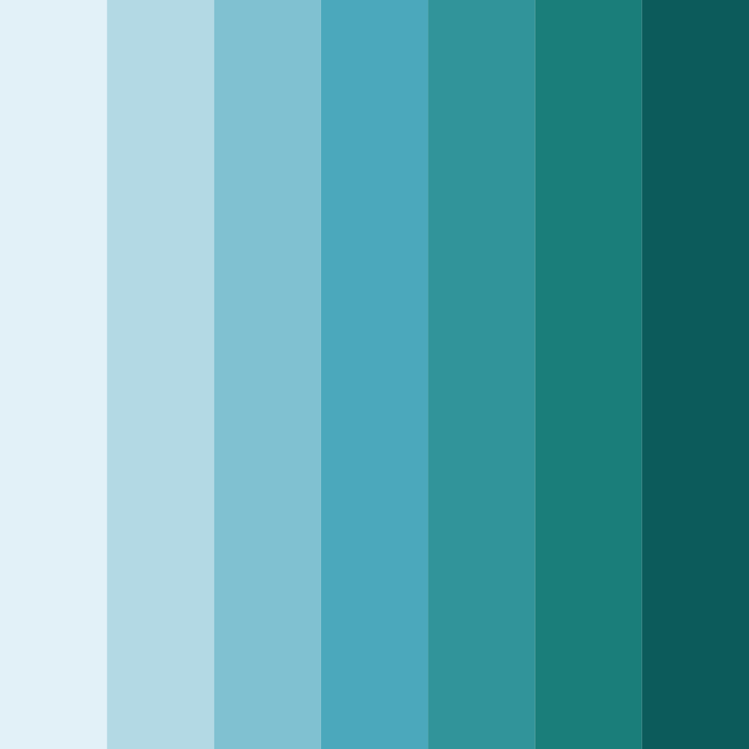 Download moonlit oasis color palette PNG image (square)