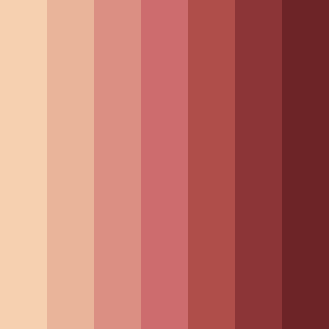 Download spiced caramel dreams color palette PNG image (square)
