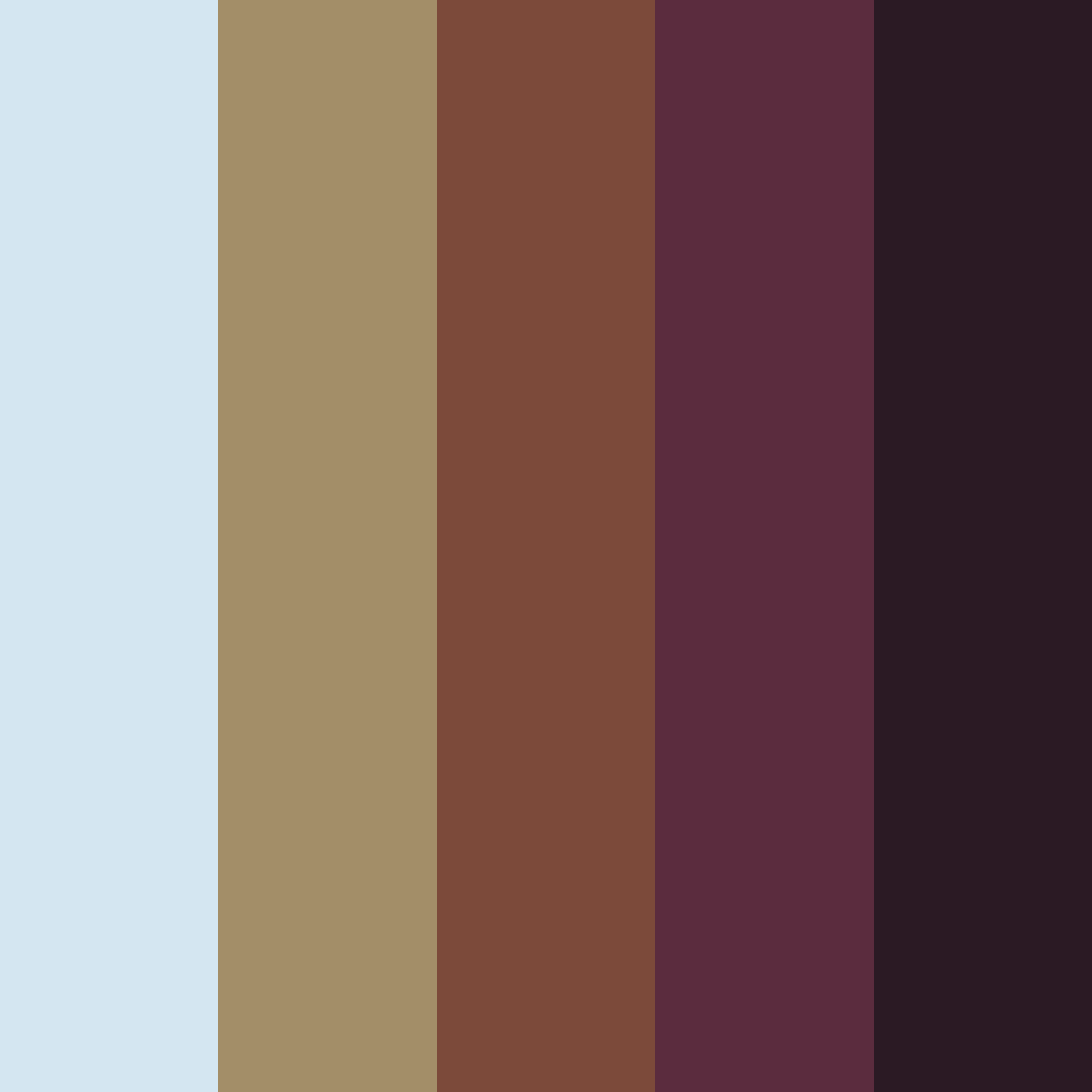 Download rustic twilight color palette PNG image (square)