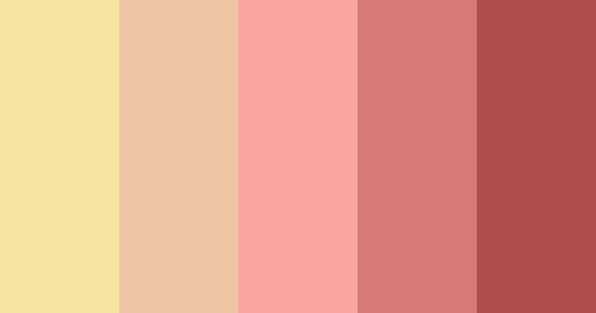 Download sunset blossom color palette PNG image (landscape)