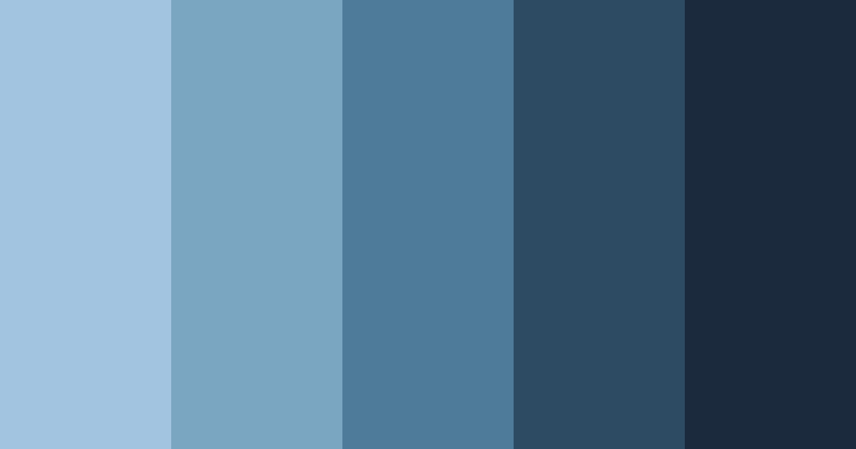 Deep Blue Color Palette - ColorDrop