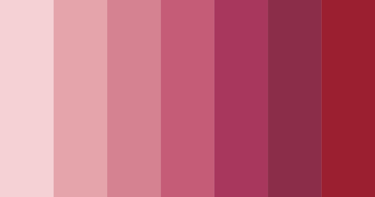 Download crimson rose garden color palette PNG image (landscape)