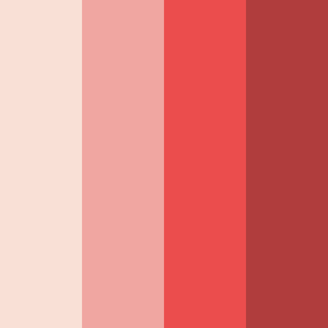 Download blushing reds color palette PNG image (square)