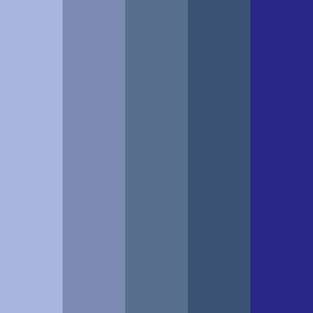 Download midnight serenity color palette PNG image (square)