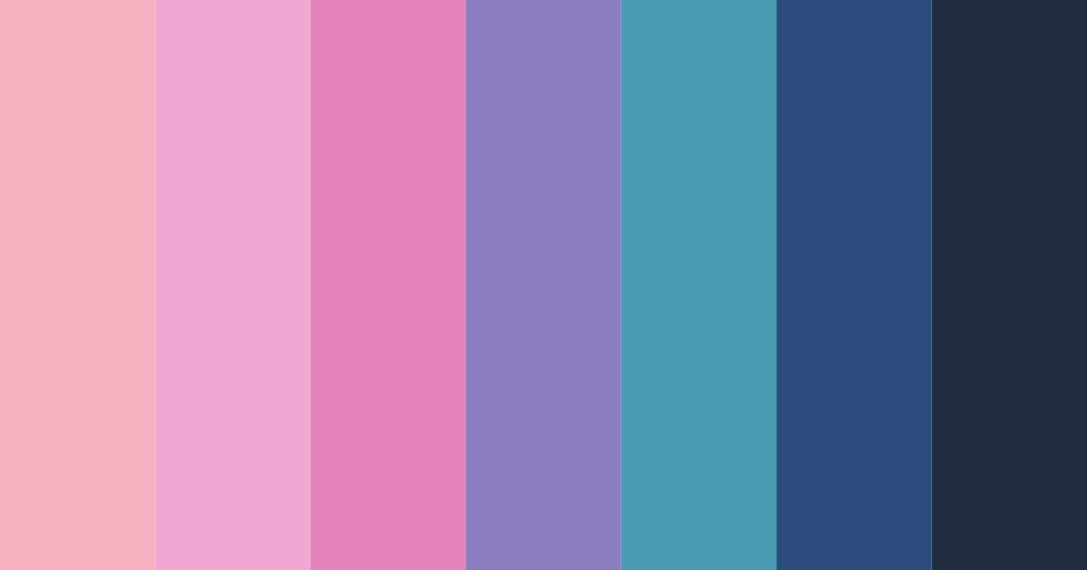 Download rosy twilight color palette PNG image (landscape)