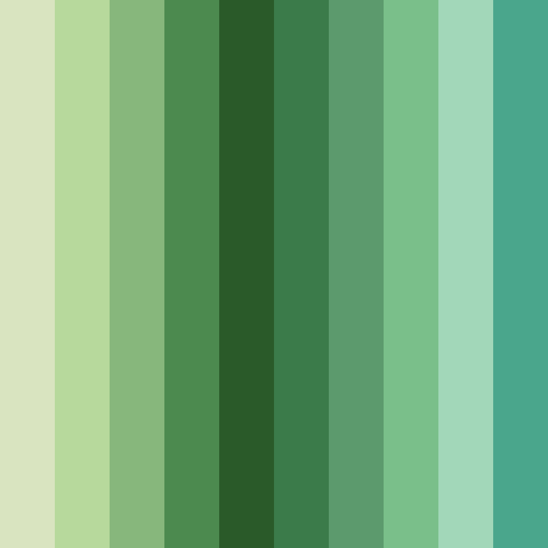 Download swedish sylvan harmony color palette PNG image (square)