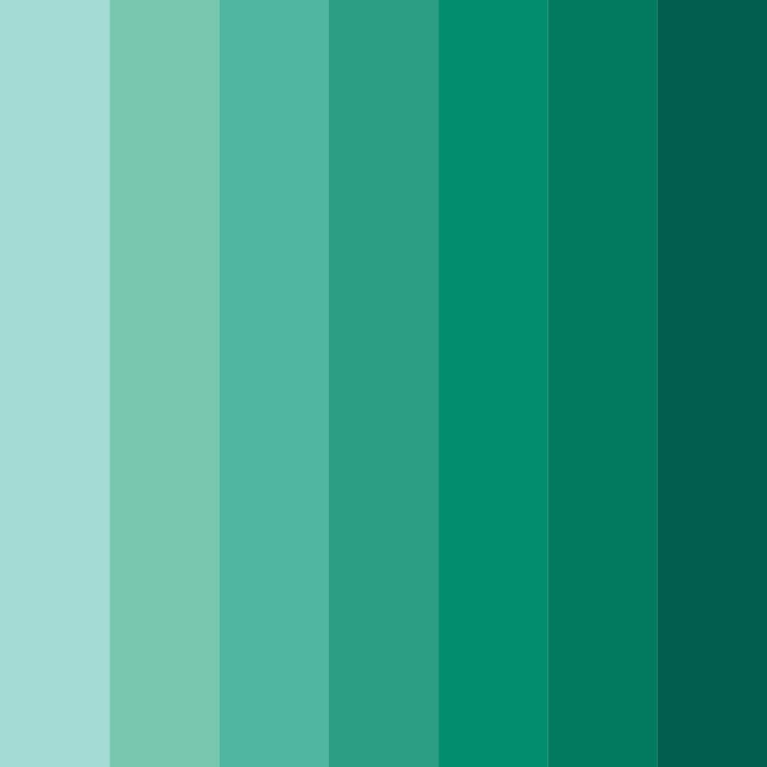 Download tropical oasis color palette PNG image (square)