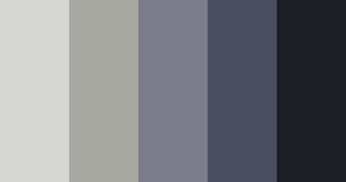 Download shades of onyx color palette PNG image (landscape)