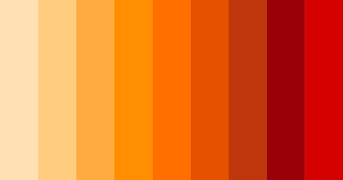 Download sunset ember color palette PNG image (landscape)