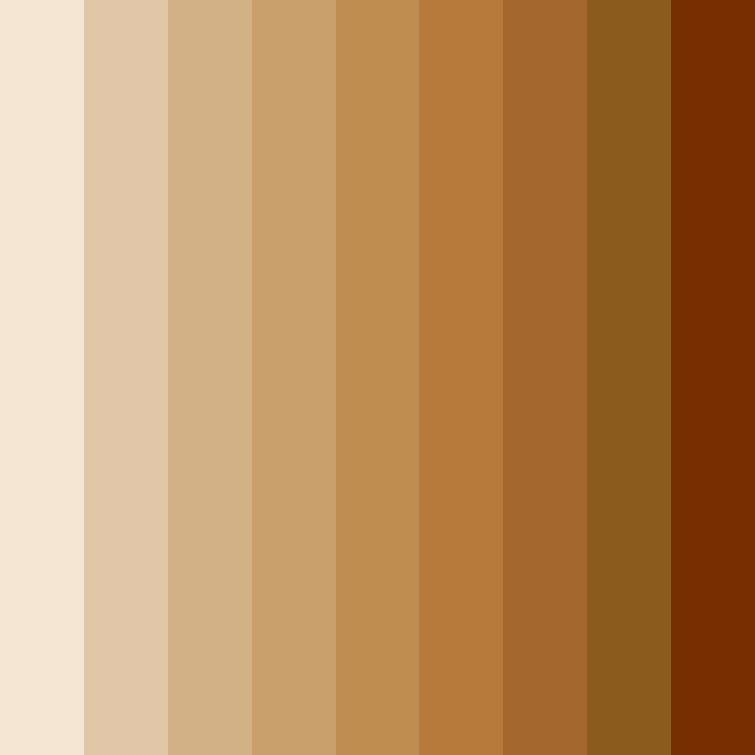 Download earthy ember color palette PNG image (square)
