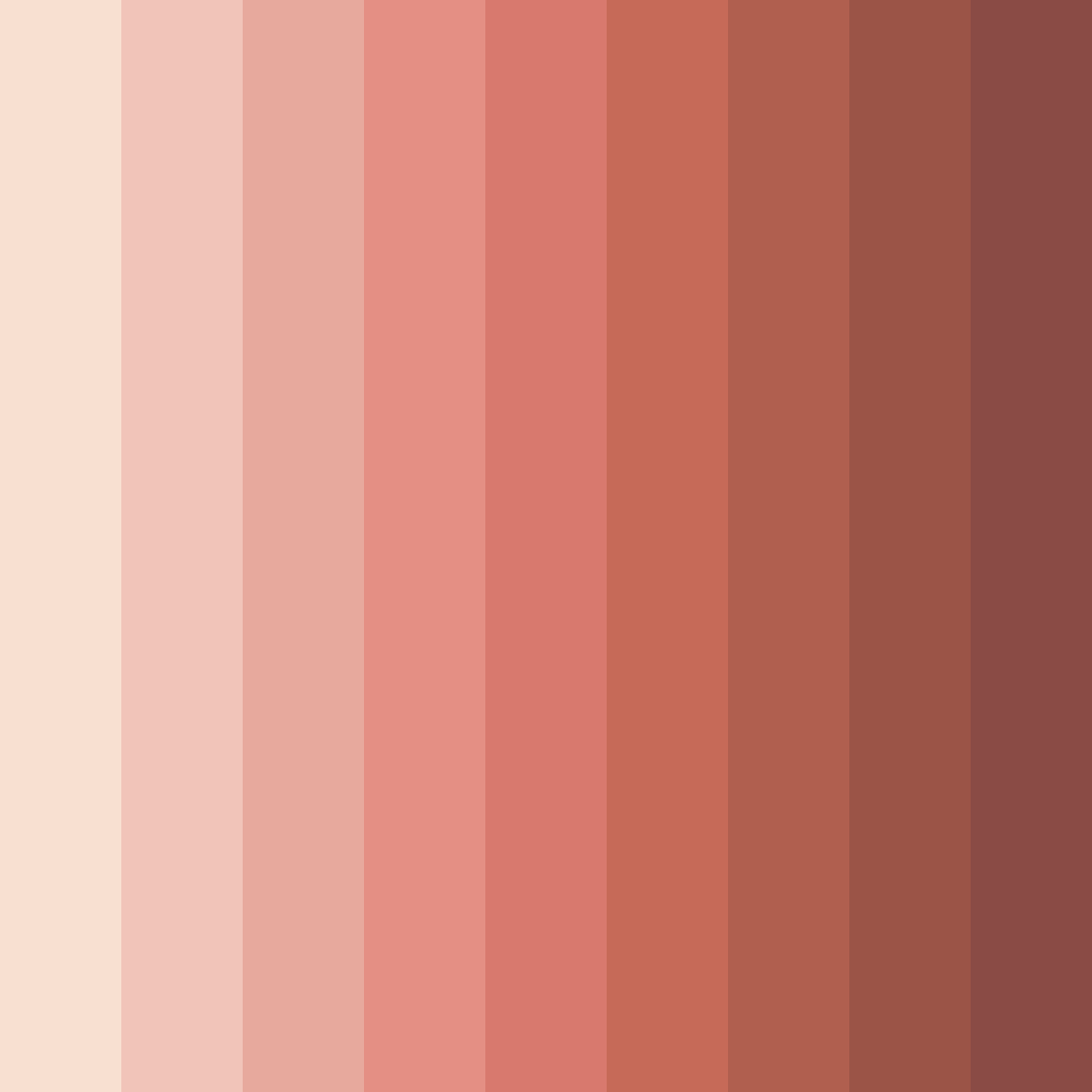 Download blushing dawn color palette PNG image (square)