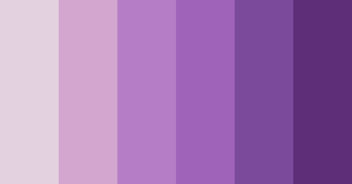 Download shades of lilac color palette PNG image (landscape)