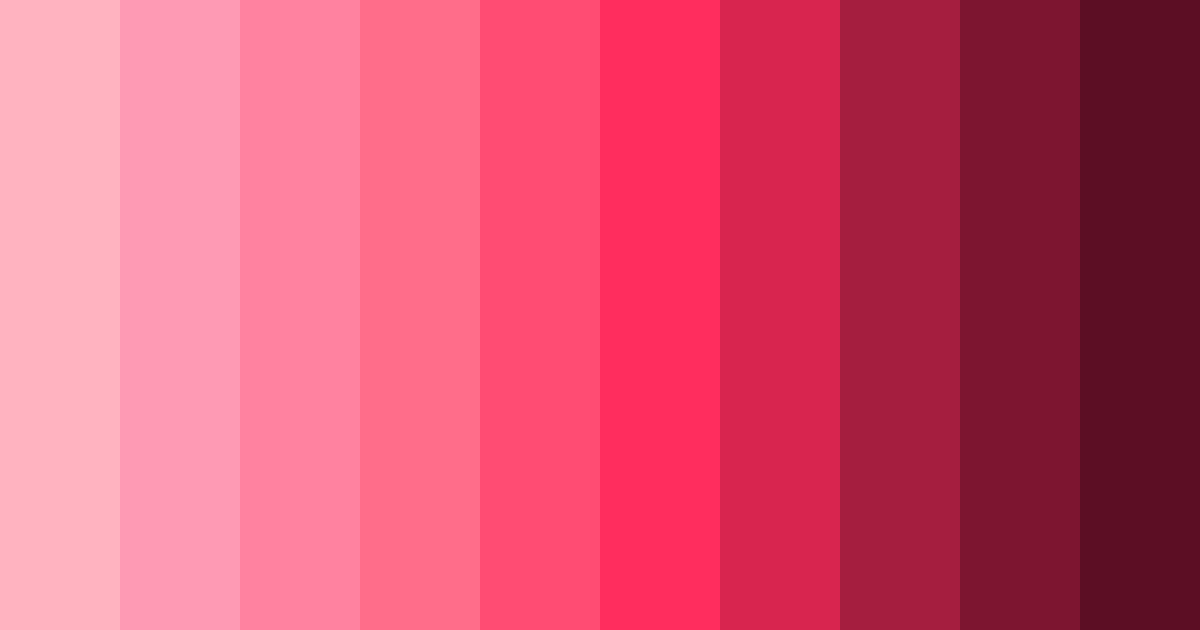 Download blush blossoms color palette PNG image (landscape)
