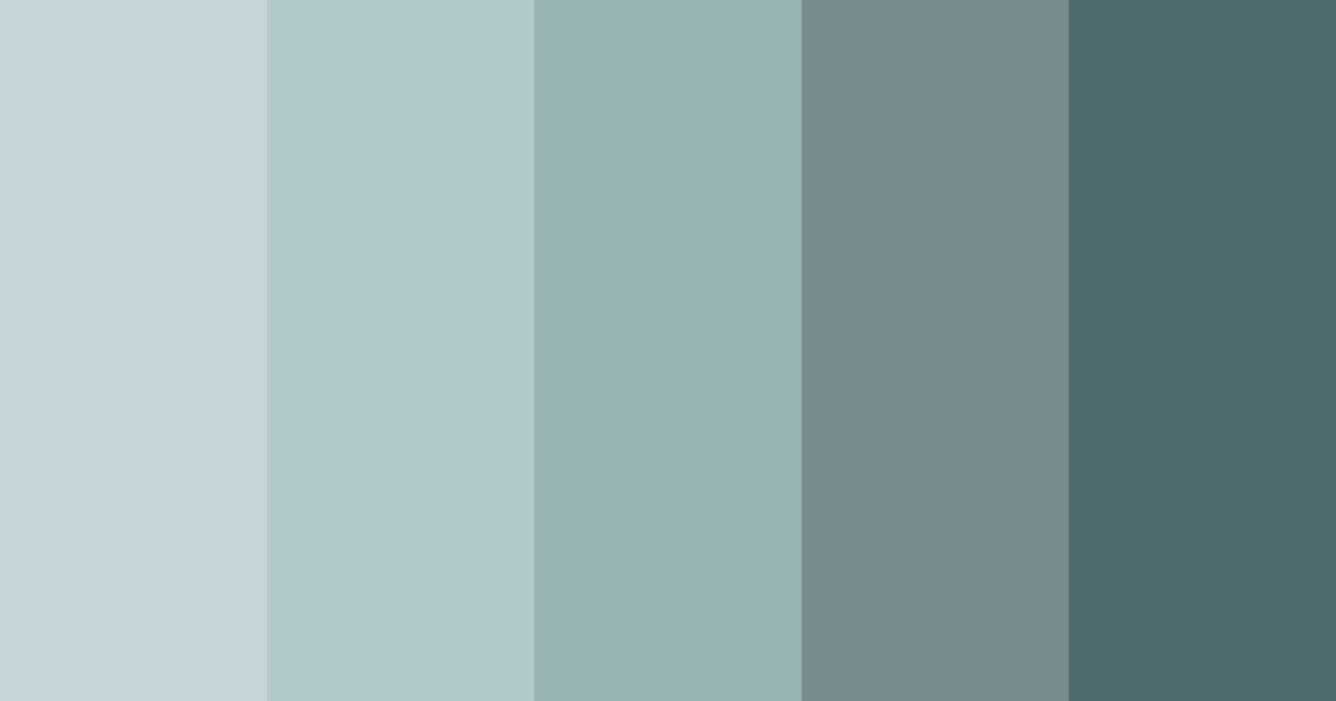 Download shades of blue gray color palette PNG image (landscape)