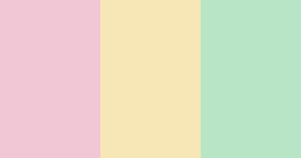 Download pastel pink green color palette PNG image (landscape)