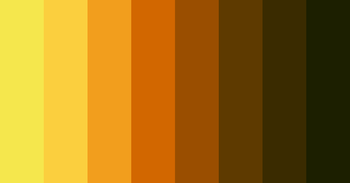 Download yellow brazil color palette PNG image (landscape)