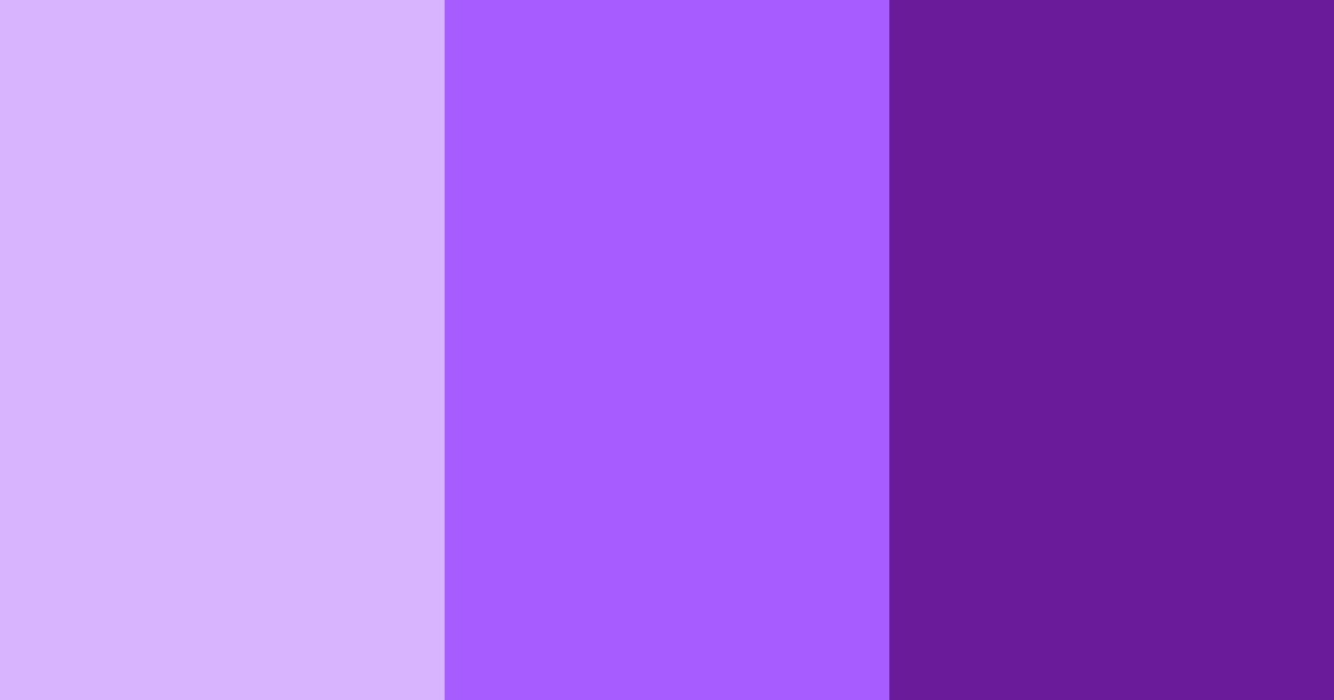 Download mystical violets color palette PNG image (landscape)