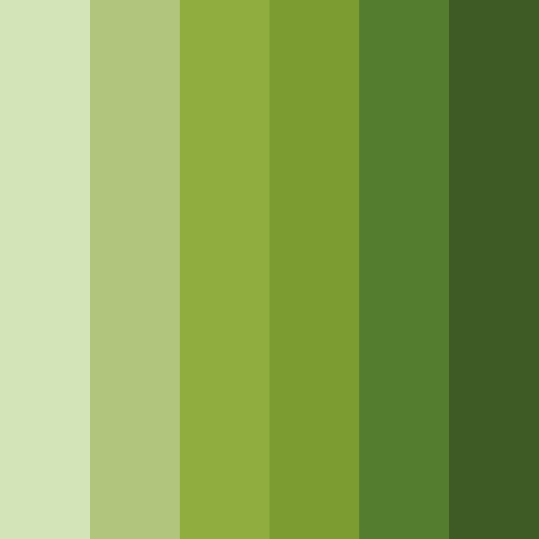 Download mossy meadow color palette PNG image (square)