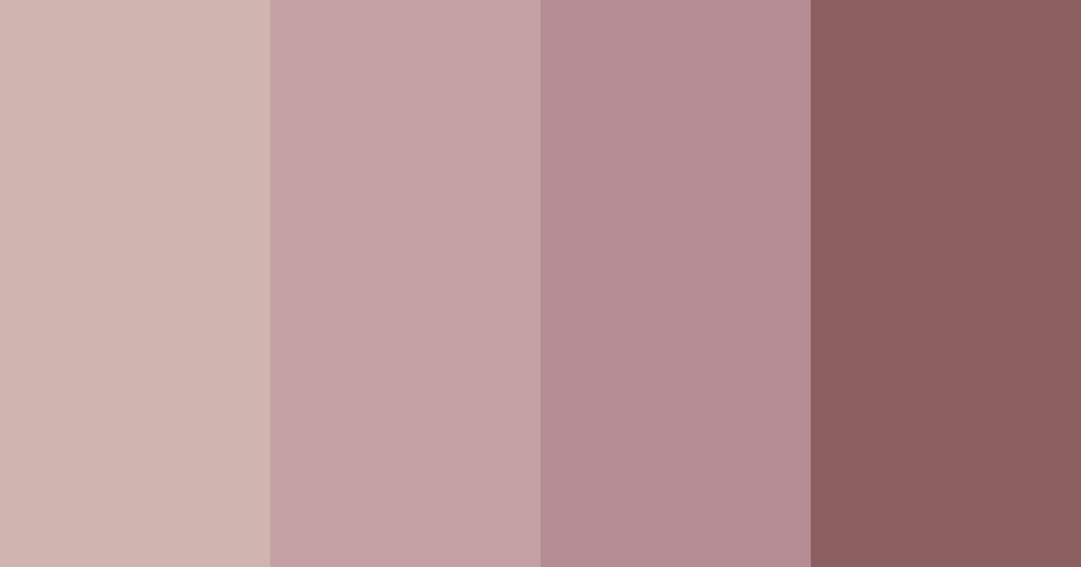 Download dusty rosewood color palette PNG image (landscape)