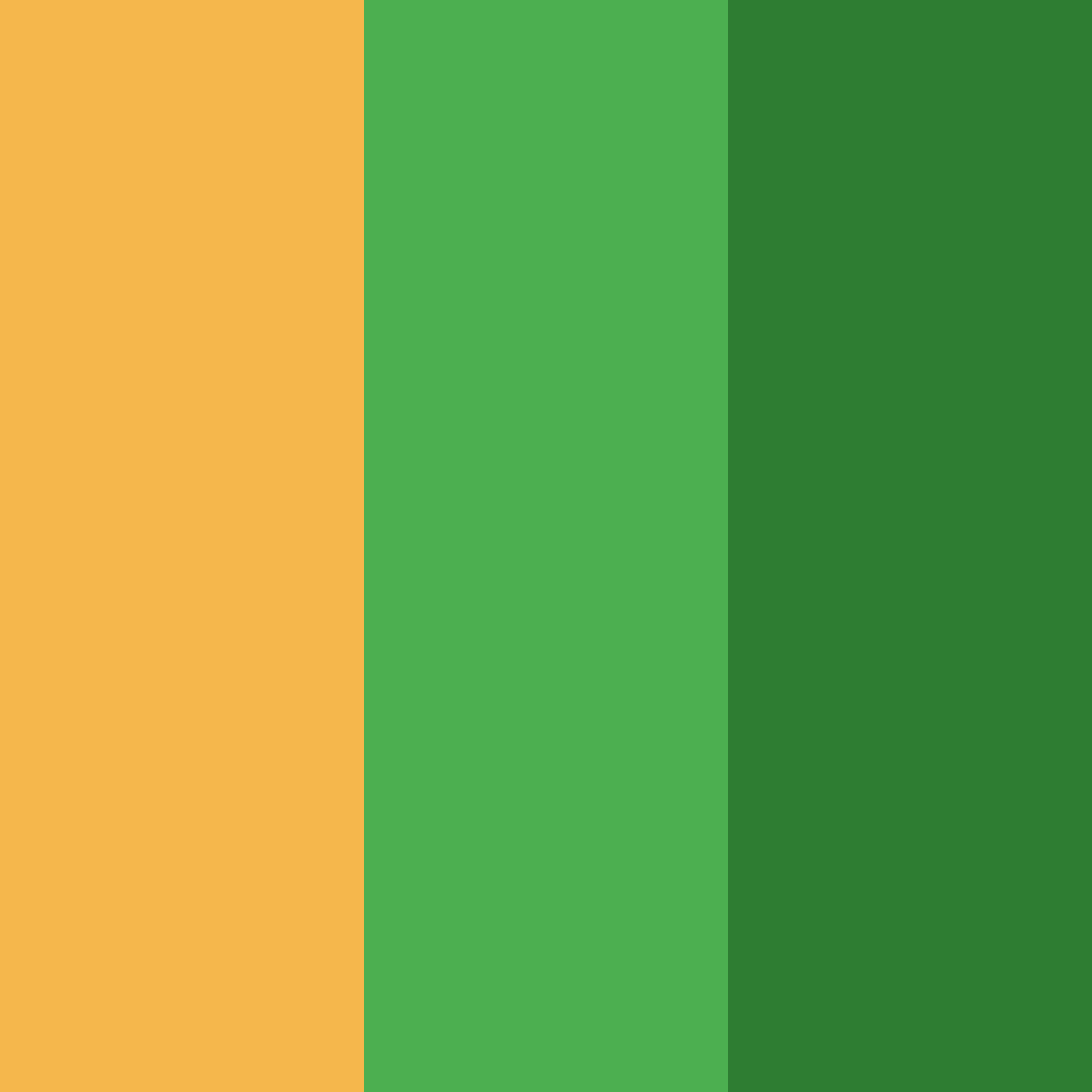 Download orange green color palette PNG image (square)