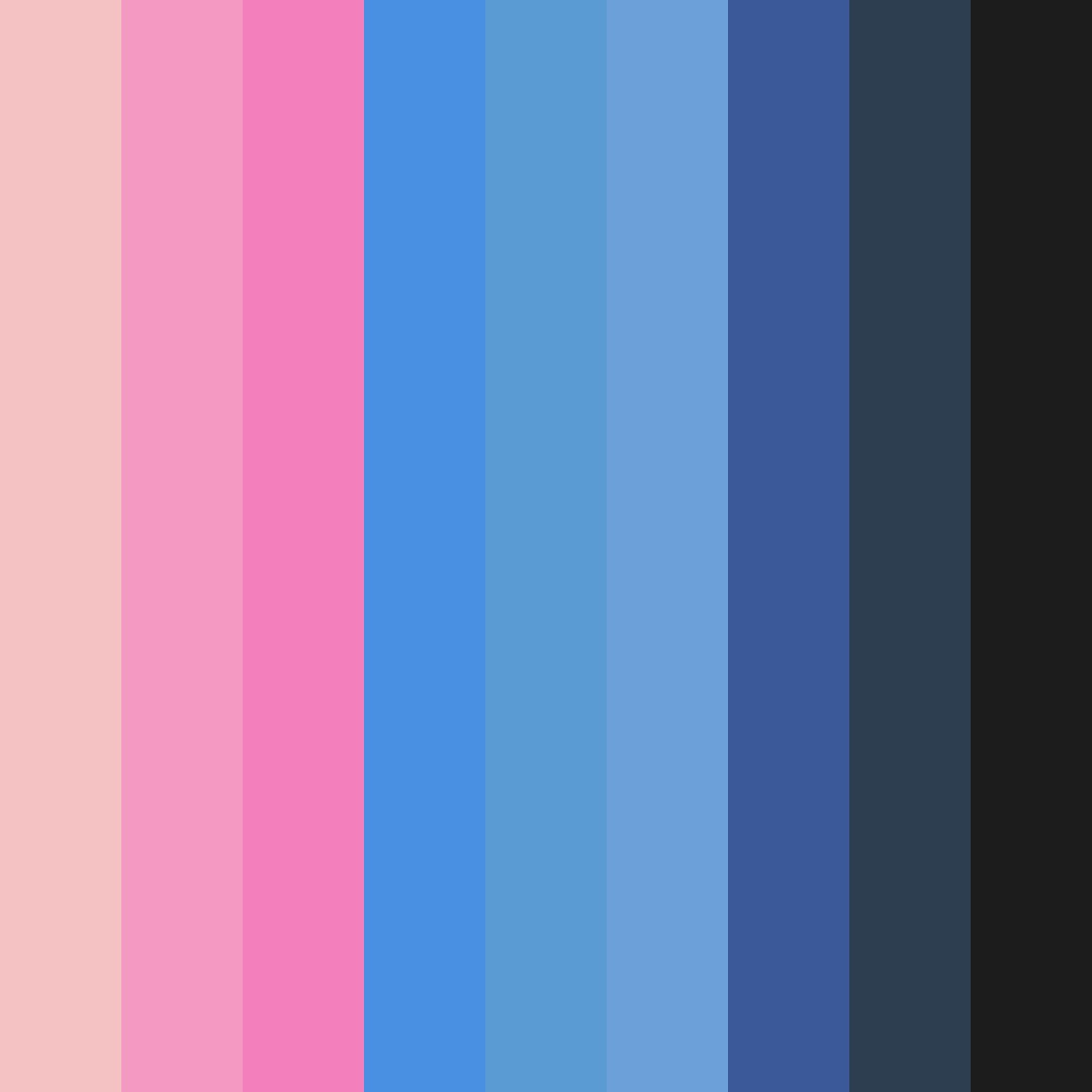 Download cherry ocean dreams color palette PNG image (square)
