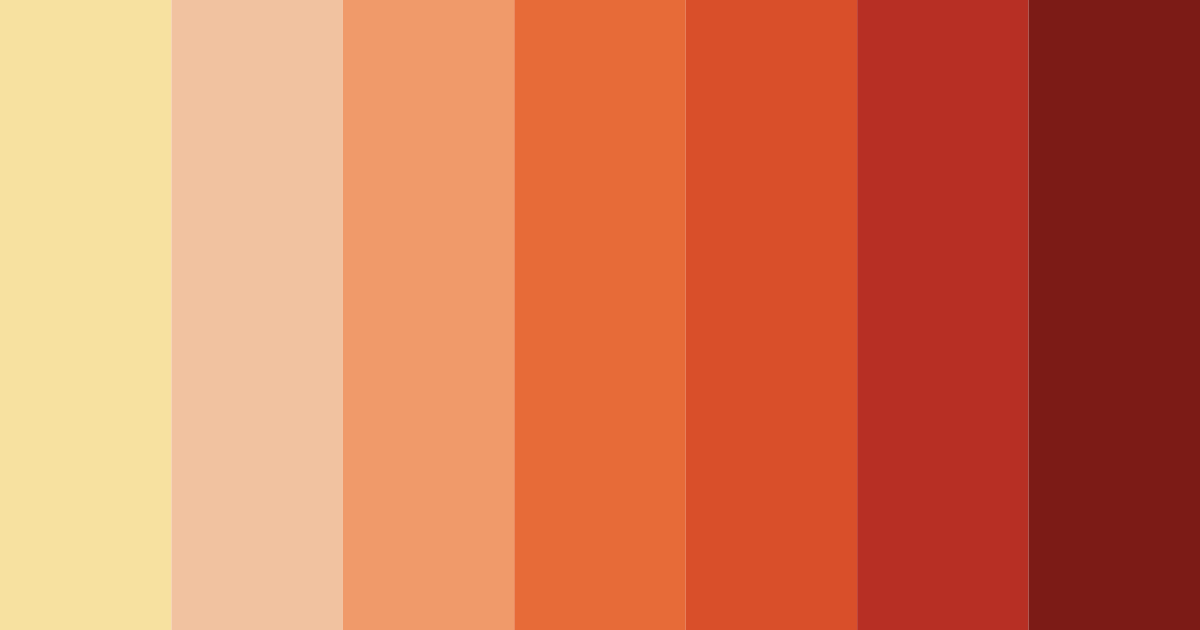 Download autumn ember serenade color palette PNG image (landscape)