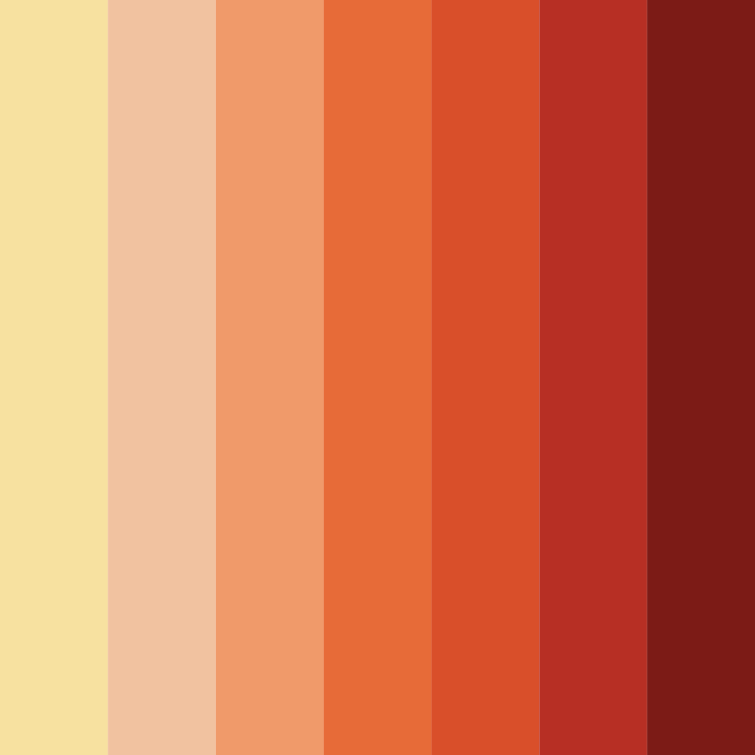 Download autumn ember serenade color palette PNG image (square)