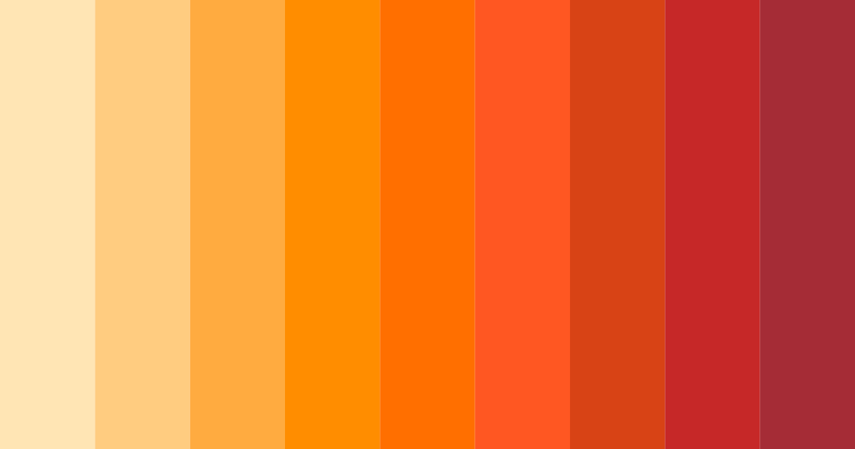 Download citrus burst color palette PNG image (landscape)