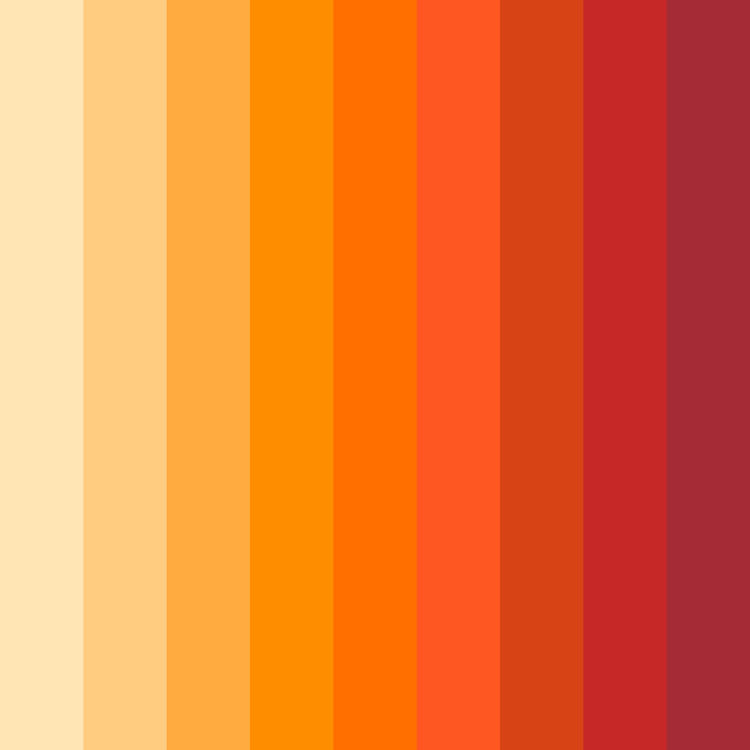 Download citrus burst color palette PNG image (square)