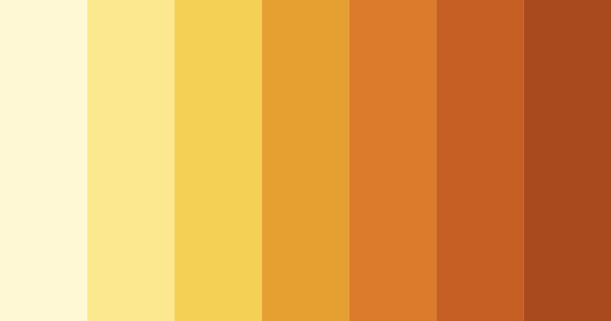 Download yellow sunset color palette PNG image (landscape)