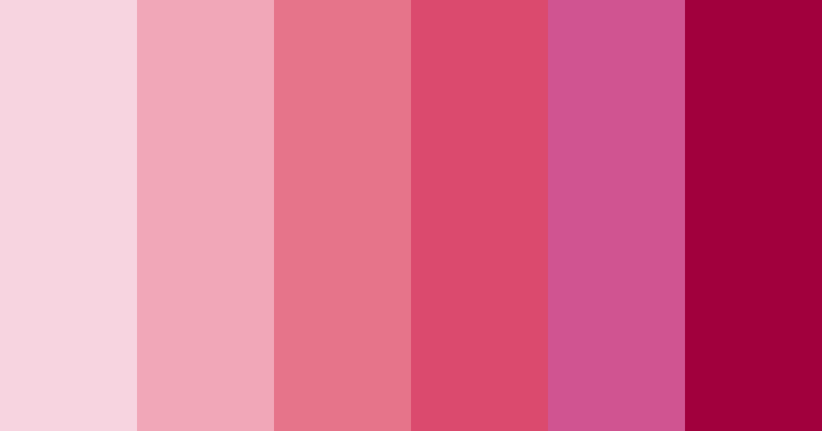 Download bright pink color palette PNG image (landscape)