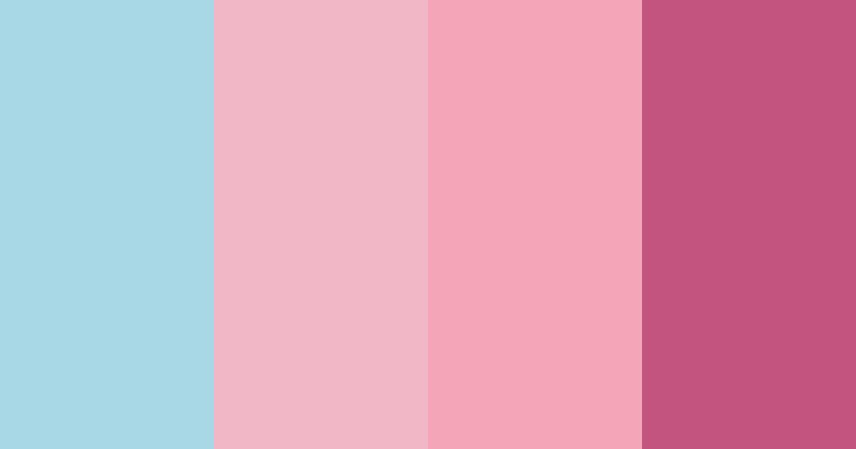 Download pink beach color palette PNG image (landscape)