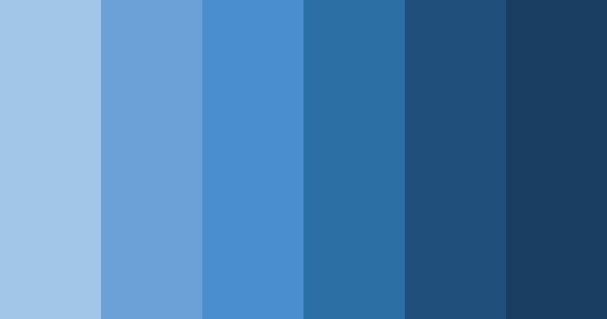 Download blue sunset color palette PNG image (landscape)