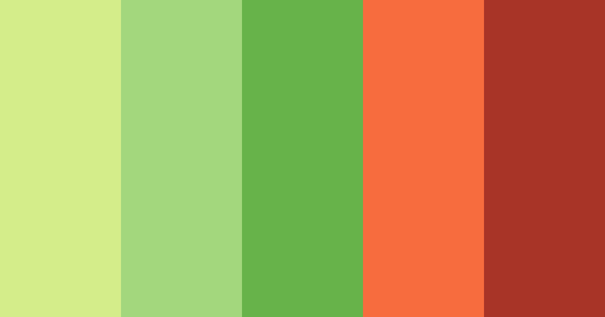 Download lime sunset color palette PNG image (landscape)