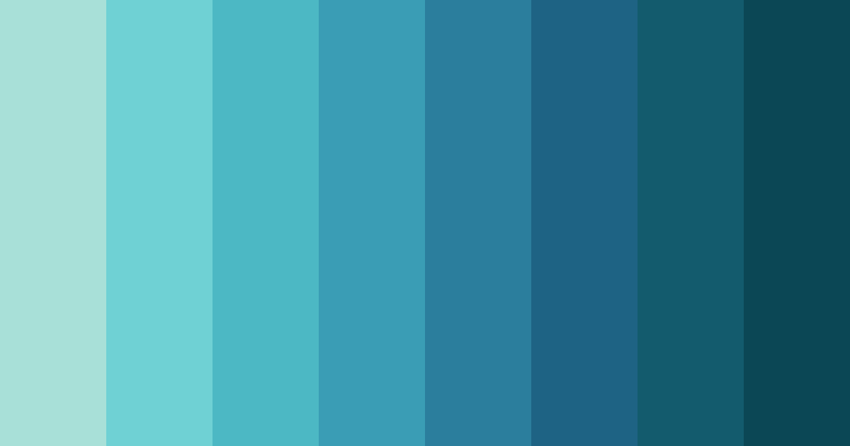 Download retro ocean breeze color palette PNG image (landscape)