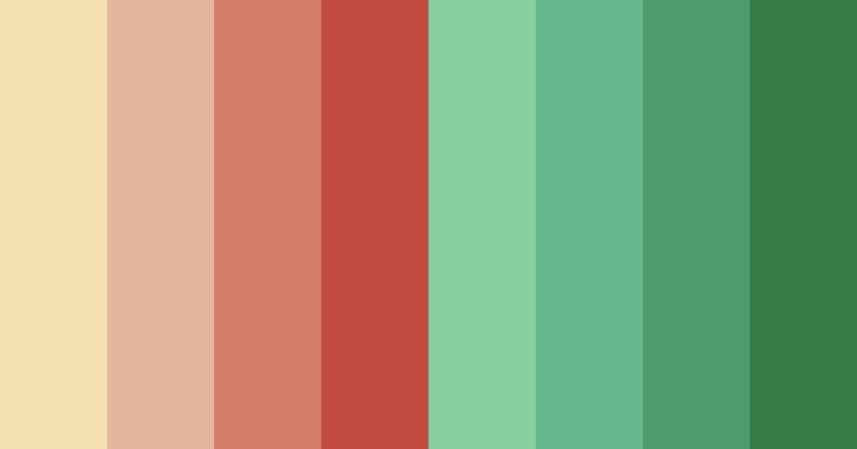 Download citrus grove serenity color palette PNG image (landscape)