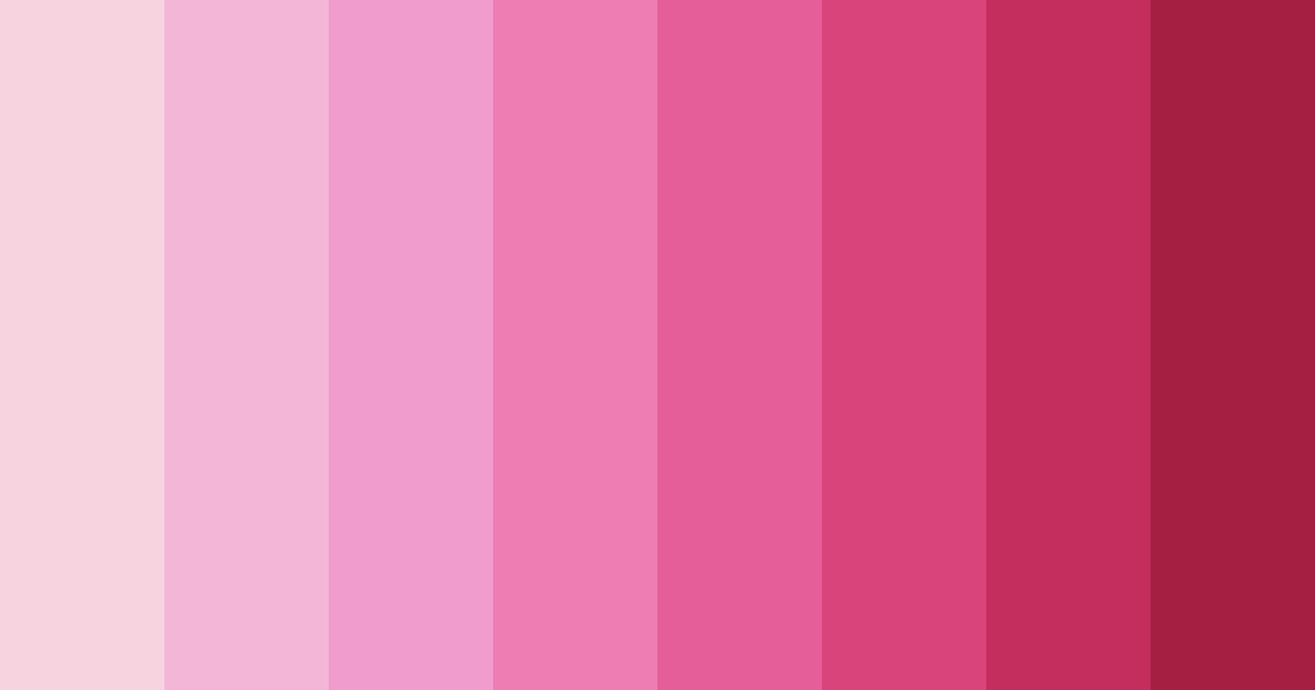 Download pink easter color palette PNG image (landscape)