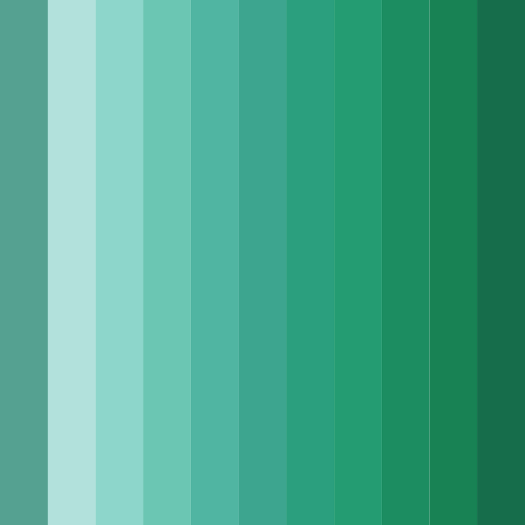 Download tropical serenity color palette PNG image (square)