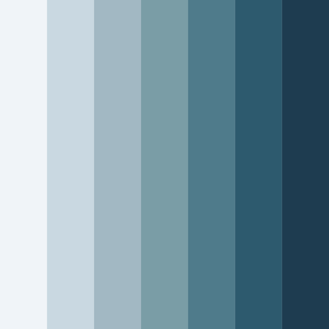 Download blue scandi color palette PNG image (square)