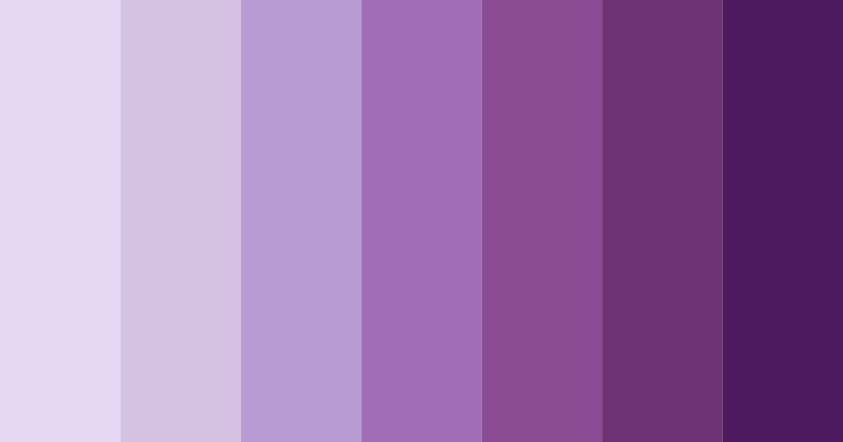 Download violet reverie color palette PNG image (landscape)