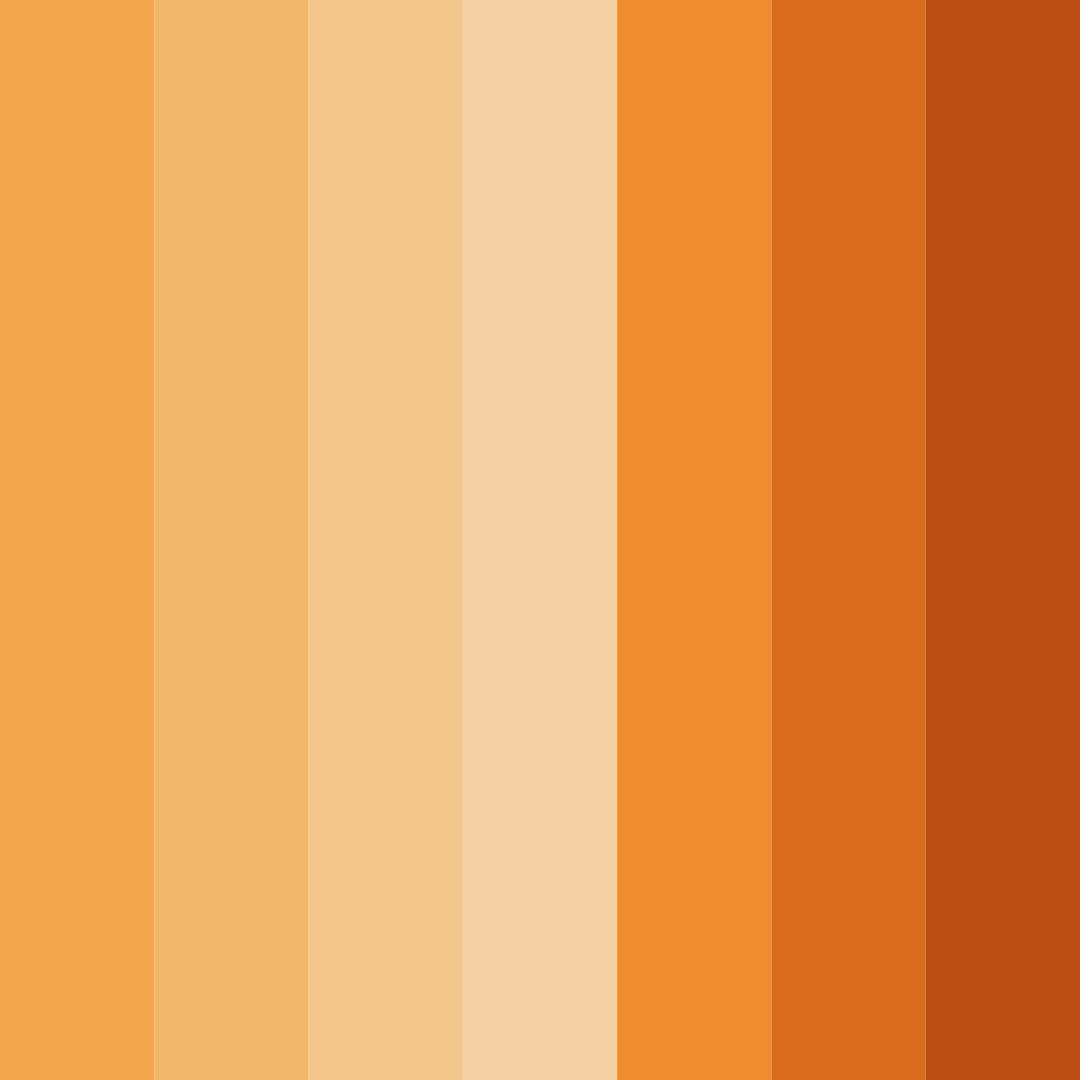 Download autumn's embrace color palette PNG image (square)