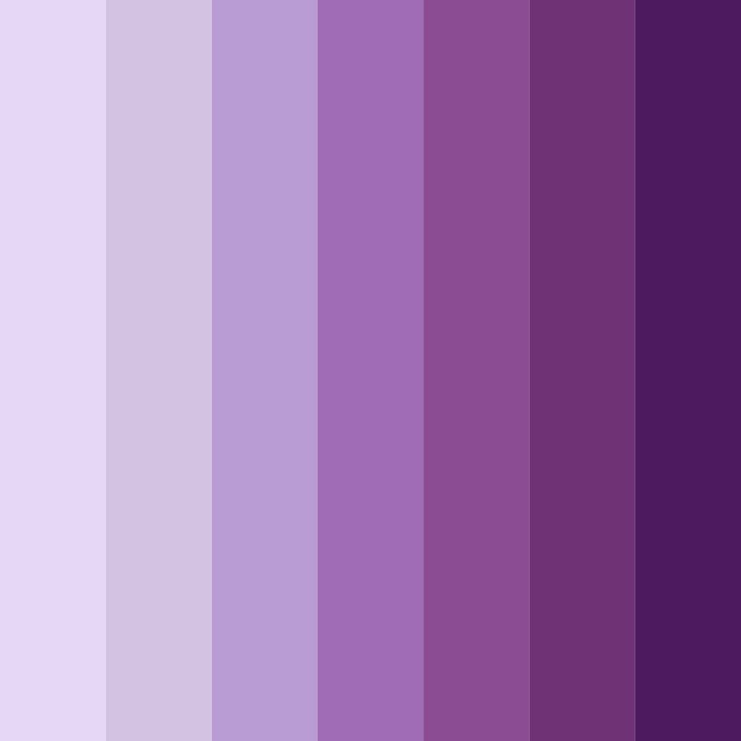 Download violet reverie color palette PNG image (square)