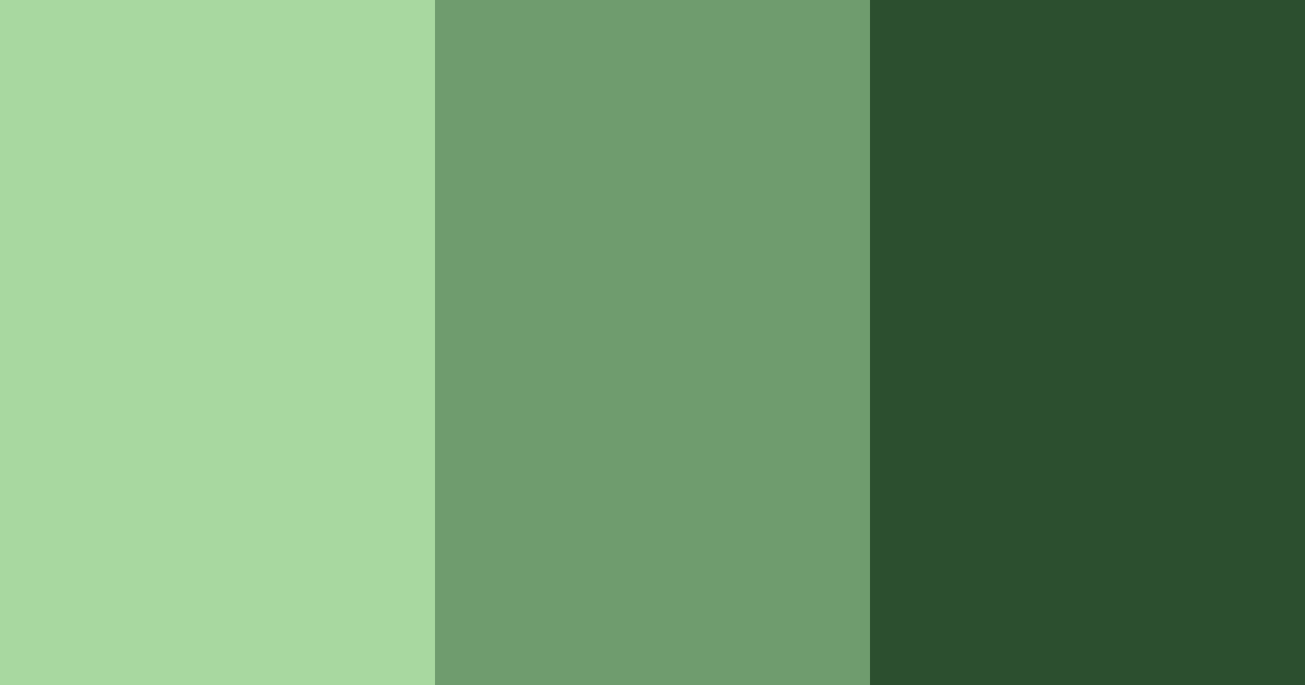 Download dark green color palette PNG image (landscape)