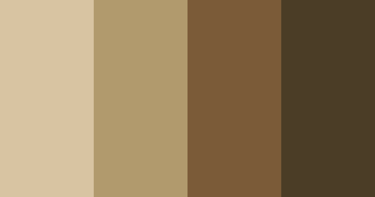 Download brown wood color palette PNG image (landscape)