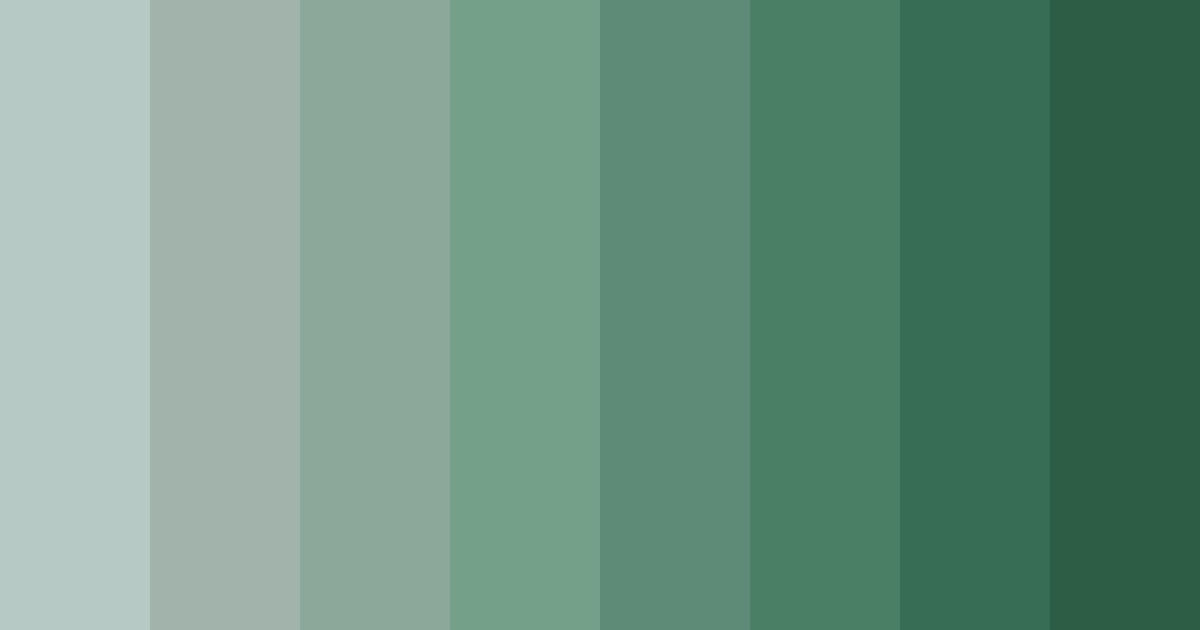 Download verdant serenity color palette PNG image (landscape)