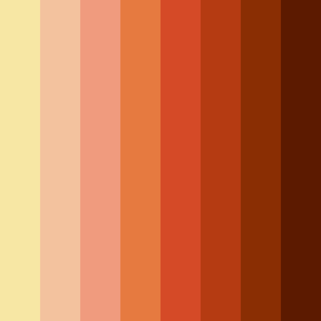Download harvest festival glow color palette PNG image (square)