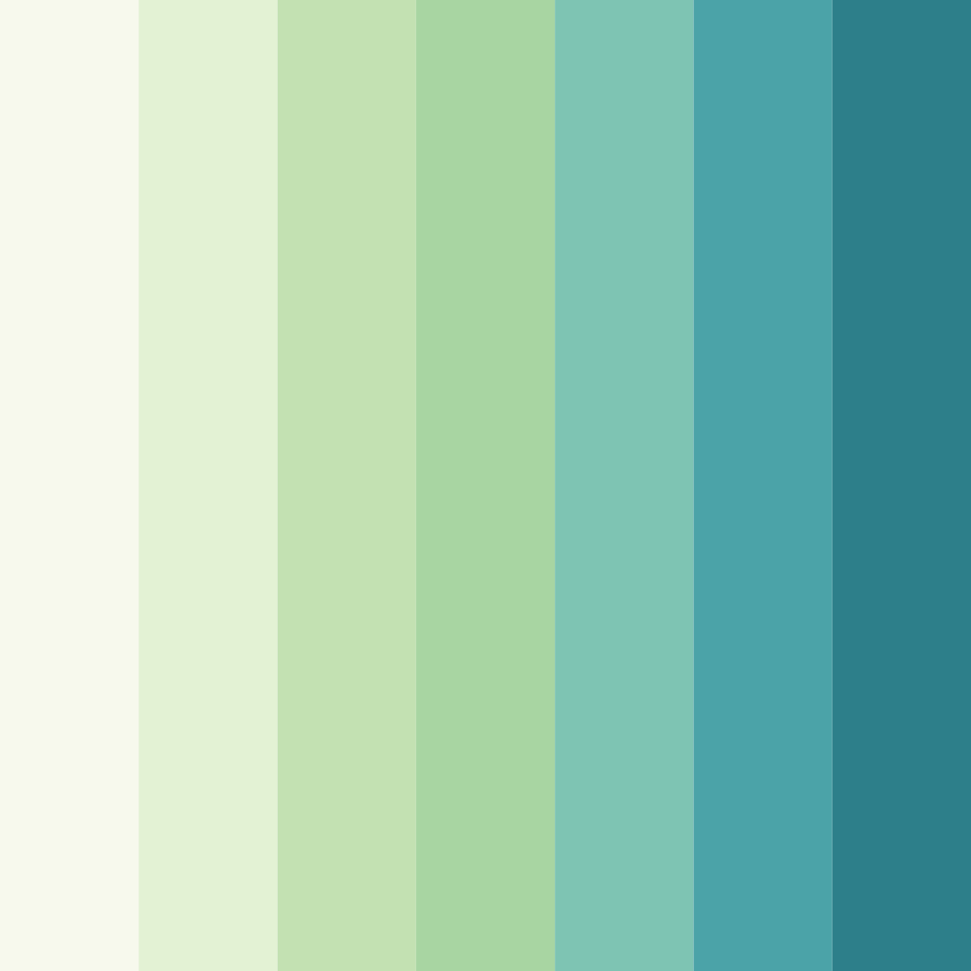 Download whispering oasis color palette PNG image (square)