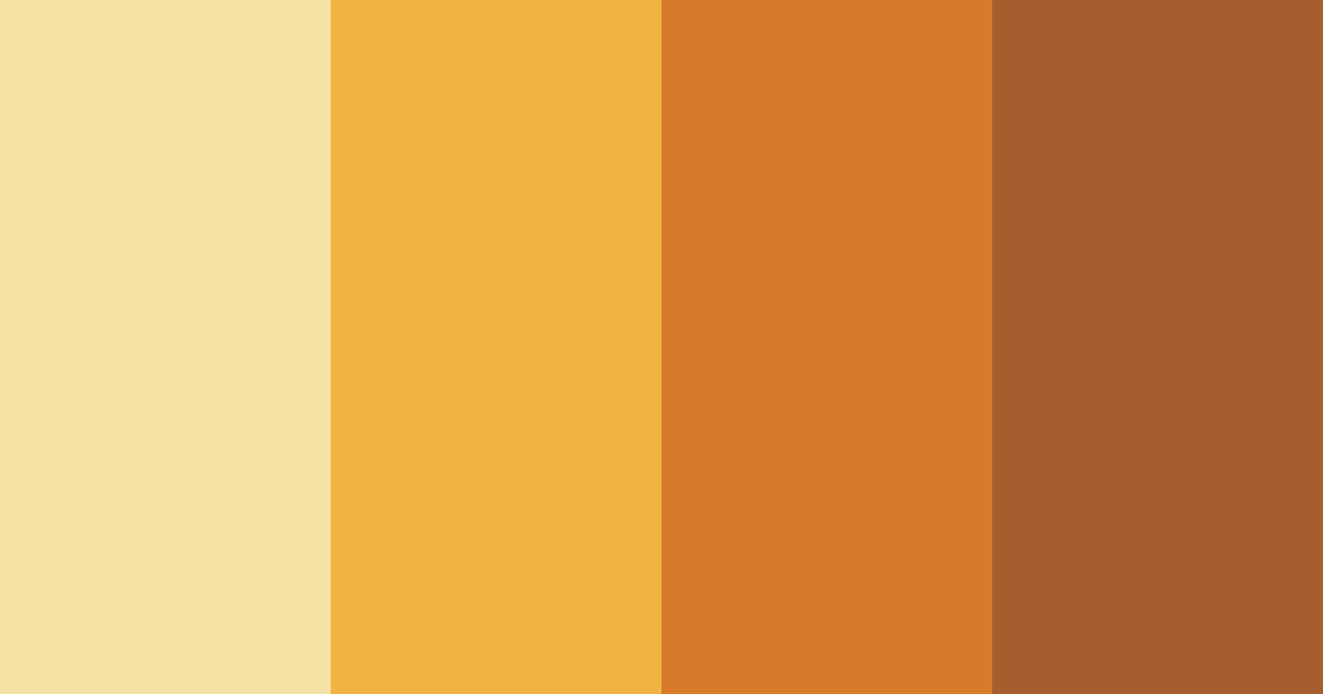 Download golden autumn glow color palette PNG image (landscape)